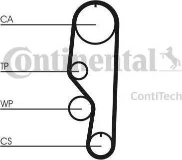 Continental CT557K1 - Zobsiksnas komplekts www.autospares.lv