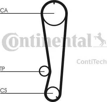 Continental CT569K1 - Zobsiksnas komplekts www.autospares.lv