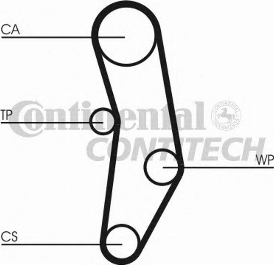 Contitech CT580 - Zobsiksna www.autospares.lv