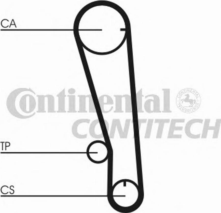 Contitech CT665K1 - Zobsiksnas komplekts www.autospares.lv