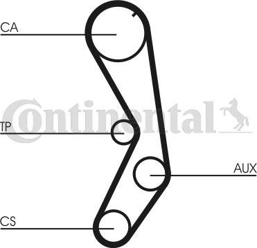 Contitech CT 605 - Zobsiksna www.autospares.lv