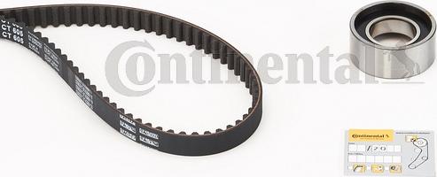 Contitech CT 605 K1 - Комплект зубчатого ремня ГРМ www.autospares.lv