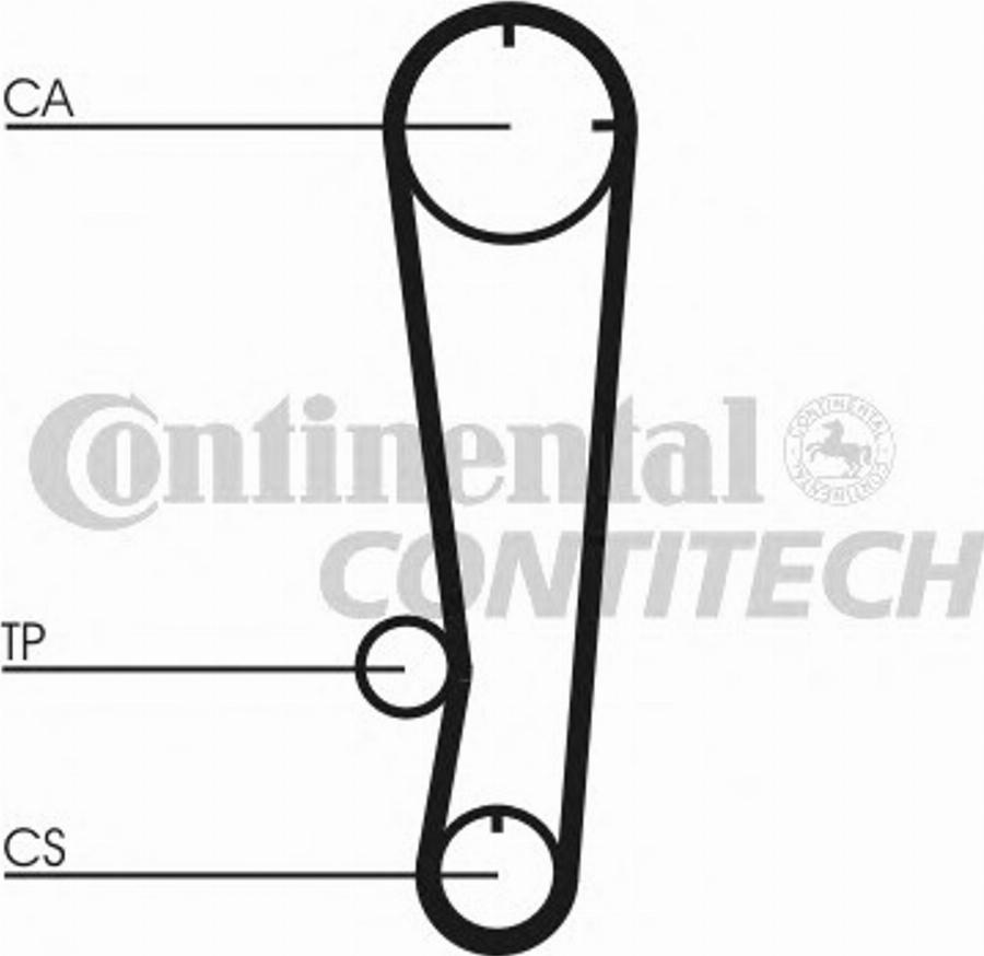 Contitech CT603K1 - Zobsiksnas komplekts www.autospares.lv