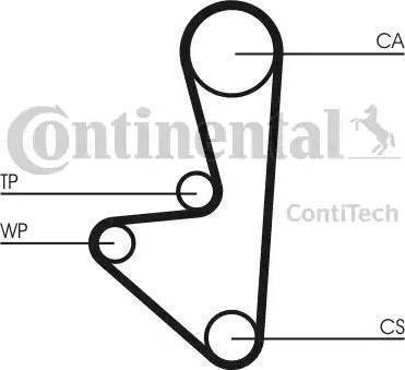 Continental CT607WP1 - Ūdenssūknis + Zobsiksnas komplekts www.autospares.lv