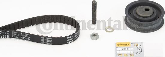 Contitech CT 637 K1 - Timing Belt Set www.autospares.lv