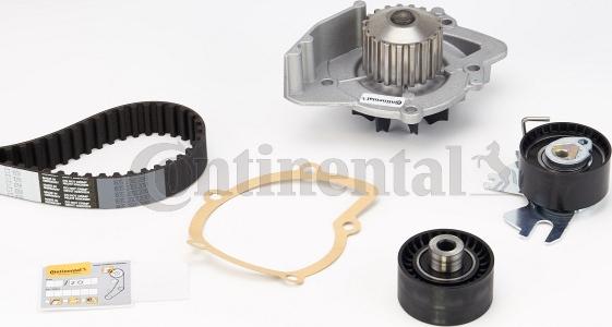 Contitech CT 1091 WP1 - Водяной насос + комплект зубчатого ремня ГРМ www.autospares.lv