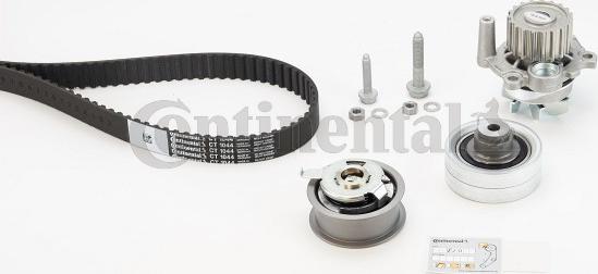 Contitech CT1044WP1 - Водяной насос + комплект зубчатого ремня ГРМ www.autospares.lv