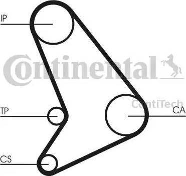 Continental CT1054K2 - Zobsiksnas komplekts www.autospares.lv