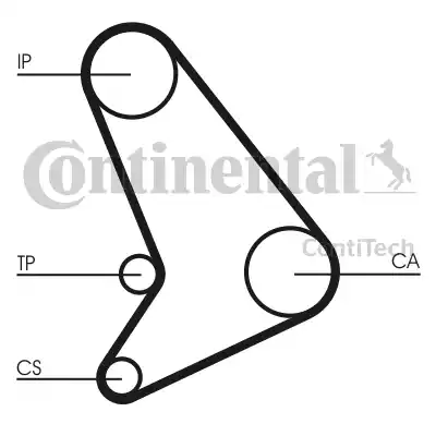 Continental CT1054 - Ķīļrievu siksna www.autospares.lv