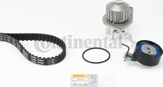 Contitech CT 1067 WP1 - Water Pump & Timing Belt Set www.autospares.lv