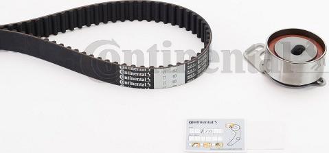 Contitech CT 1001 K1 - Комплект зубчатого ремня ГРМ www.autospares.lv