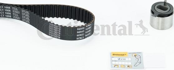 Contitech CT1008K2 - Timing Belt Set www.autospares.lv