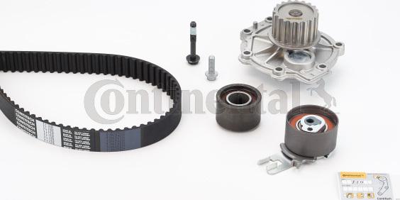 Contitech CT 1010 WP1 - Water Pump & Timing Belt Set www.autospares.lv