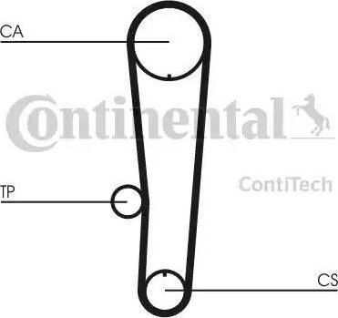 Continental CT1017K1 - Zobsiksnas komplekts www.autospares.lv