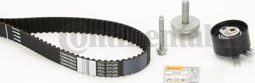 Contitech CT 1035 K1 - Комплект зубчатого ремня ГРМ www.autospares.lv