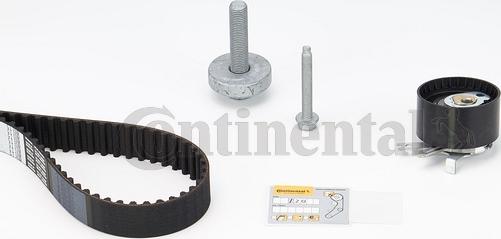 Contitech CT 1035 K2 - Комплект зубчатого ремня ГРМ www.autospares.lv