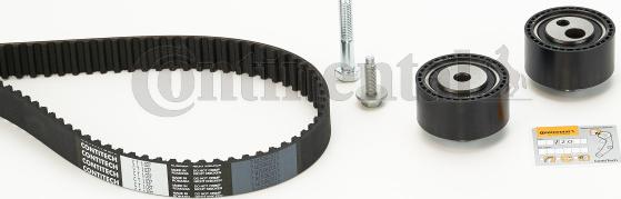 Contitech CT1037K2 - Комплект зубчатого ремня ГРМ www.autospares.lv