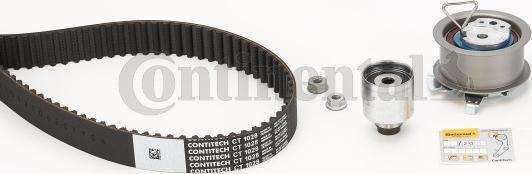 Contitech CT 1028 K3 - Комплект зубчатого ремня ГРМ www.autospares.lv