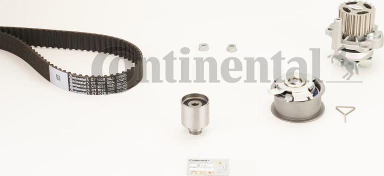 Contitech CT1028WP4 - Water Pump & Timing Belt Set www.autospares.lv