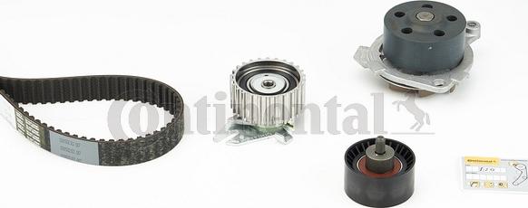 Contitech CT 1149 WP1 - Водяной насос + комплект зубчатого ремня ГРМ www.autospares.lv