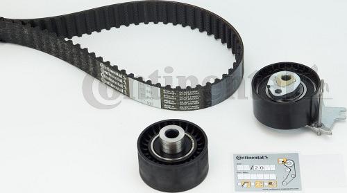 Contitech CT 1140 K2 - Комплект зубчатого ремня ГРМ www.autospares.lv