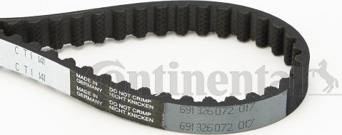 Contitech CT 1141 - Timing Belt www.autospares.lv