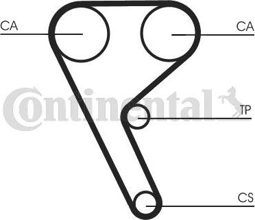 Contitech CT 1157 - Zobsiksna www.autospares.lv