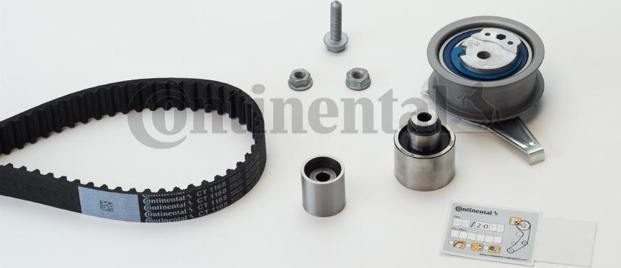 Contitech CT 1168 K4 - Timing Belt Set www.autospares.lv