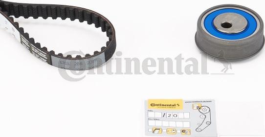 Contitech CT 1109 K2 - Timing Belt Set www.autospares.lv