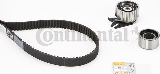 Contitech CT 1105 K2 - Комплект зубчатого ремня ГРМ www.autospares.lv