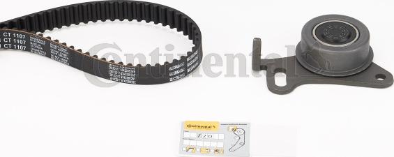 Contitech CT1107K1 - Timing Belt Set www.autospares.lv