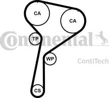 Continental CT1184K1 - Zobsiksnas komplekts www.autospares.lv