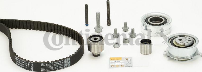 Contitech CT 1139 K2 - Timing Belt Set www.autospares.lv