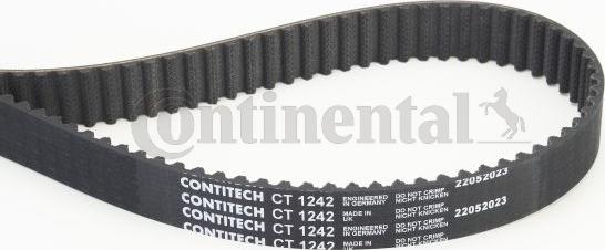 Contitech CT1242 - Timing Belt www.autospares.lv