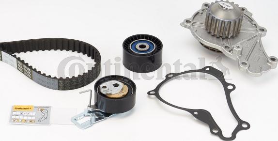 Contitech CT 1203 WP1 - Водяной насос + комплект зубчатого ремня ГРМ www.autospares.lv