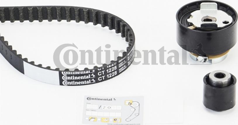 Contitech CT1228K2 - Timing Belt Set www.autospares.lv