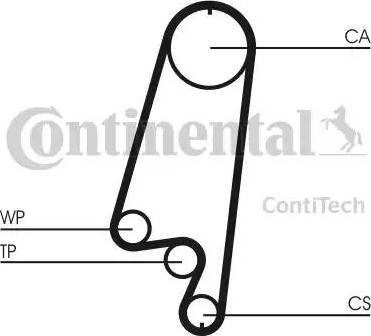 Continental CT866K1 - Zobsiksnas komplekts www.autospares.lv