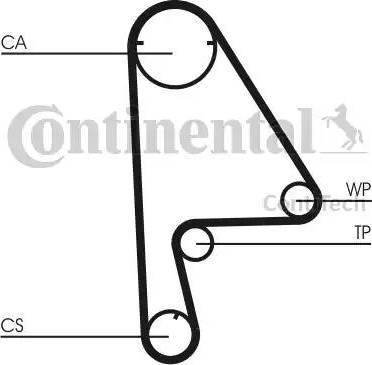 Continental CT863K1 - Zobsiksnas komplekts www.autospares.lv