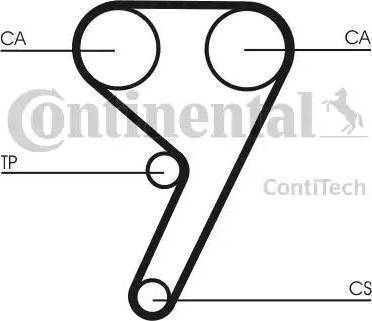 Continental CT881K1 - Zobsiksnas komplekts autospares.lv