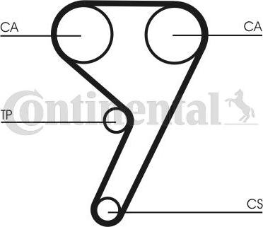 Continental CT881WP5 - Timing Belt Set www.autospares.lv