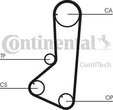 Continental CT839K1 - Zobsiksnas komplekts www.autospares.lv