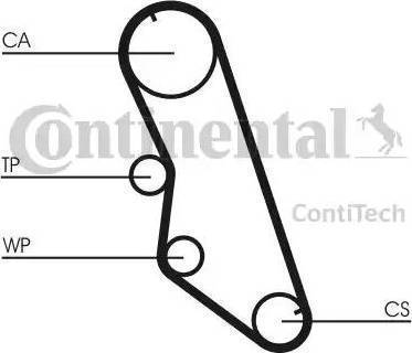 Continental CT754K1 - Zobsiksnas komplekts www.autospares.lv