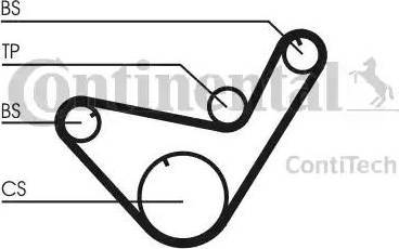 Continental CT714K1 - Timing Belt Set www.autospares.lv