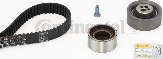 Contitech CT 726 K1 - Timing Belt Set www.autospares.lv