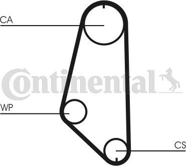 Contitech CT 720 - Zobsiksna www.autospares.lv