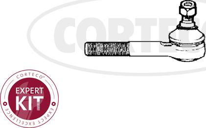 Corteco 49401251 - Наконечник рулевой тяги, шарнир www.autospares.lv