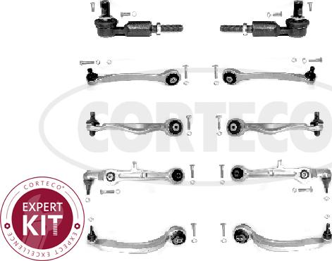 Corteco 49401202 - Suspension Kit www.autospares.lv