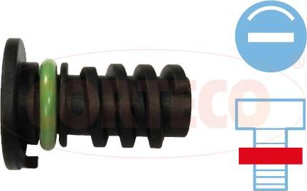 Corteco 49471179 - Sealing Plug, oil sump www.autospares.lv