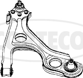 Corteco 49399156 - Neatkarīgās balstiekārtas svira, Riteņa piekare www.autospares.lv