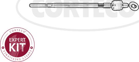 Corteco 49399395 - Aksiālais šarnīrs, Stūres šķērsstiepnis www.autospares.lv